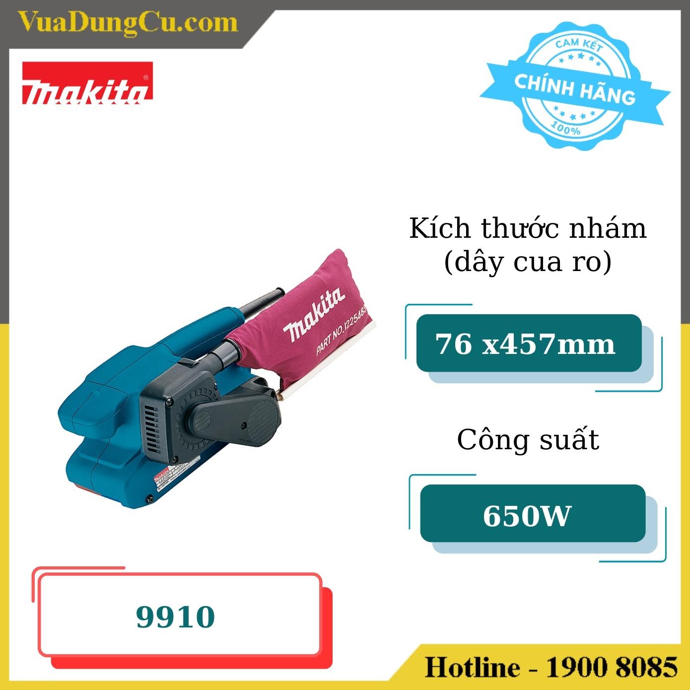 Máy chà nhám tăng Makita 76x457mm 9910